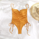 Pleated One Piece Swimsuit - Vignette | Verquay